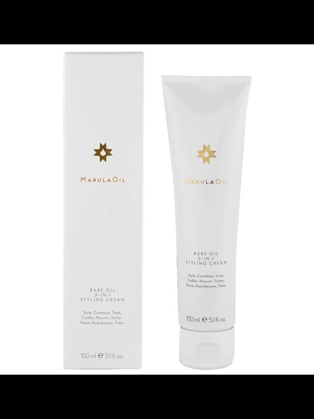 Paul Mitchell MarulaOil Rare Oil 3-in-1 Styling Cream White and Gold